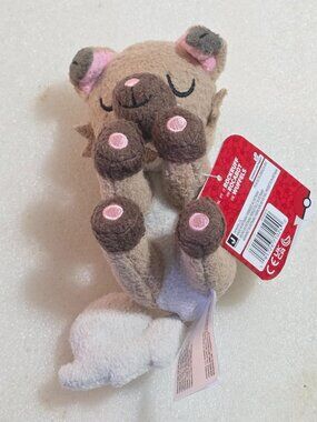 Pokemon ROCKRUFF Sleeping 2024 Jazwares Plush Brown NEW 5"